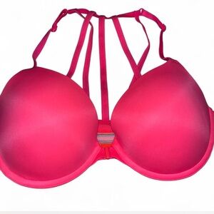 PINK Victoria's Secret Hot Pink Strappy Bra